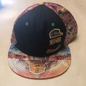 Grassroots Artist Series Jumbie le fitted hat nwot